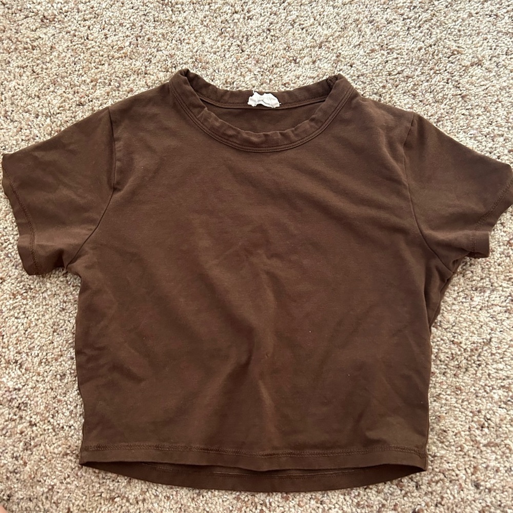 Brown cotton on t shirt